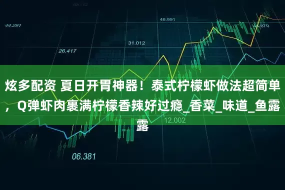 炫多配资 夏日开胃神器！泰式柠檬虾做法超简单，Q弹虾肉裹满柠檬香辣好过瘾_香菜_味道_鱼露